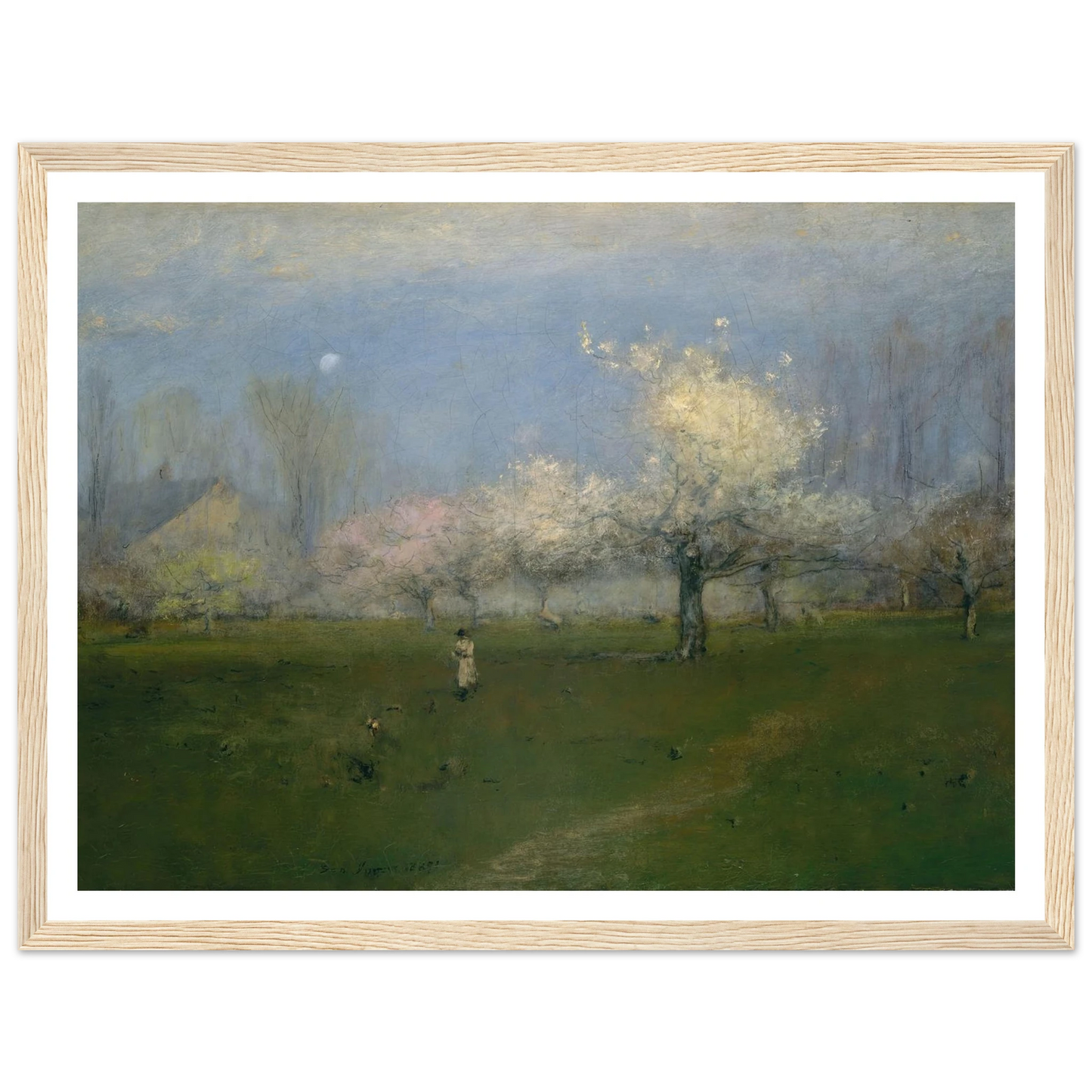 Spring Blossoms, Montclair, New Jersey (ca. 1891) Art Print | George Inness-Quipham Collections