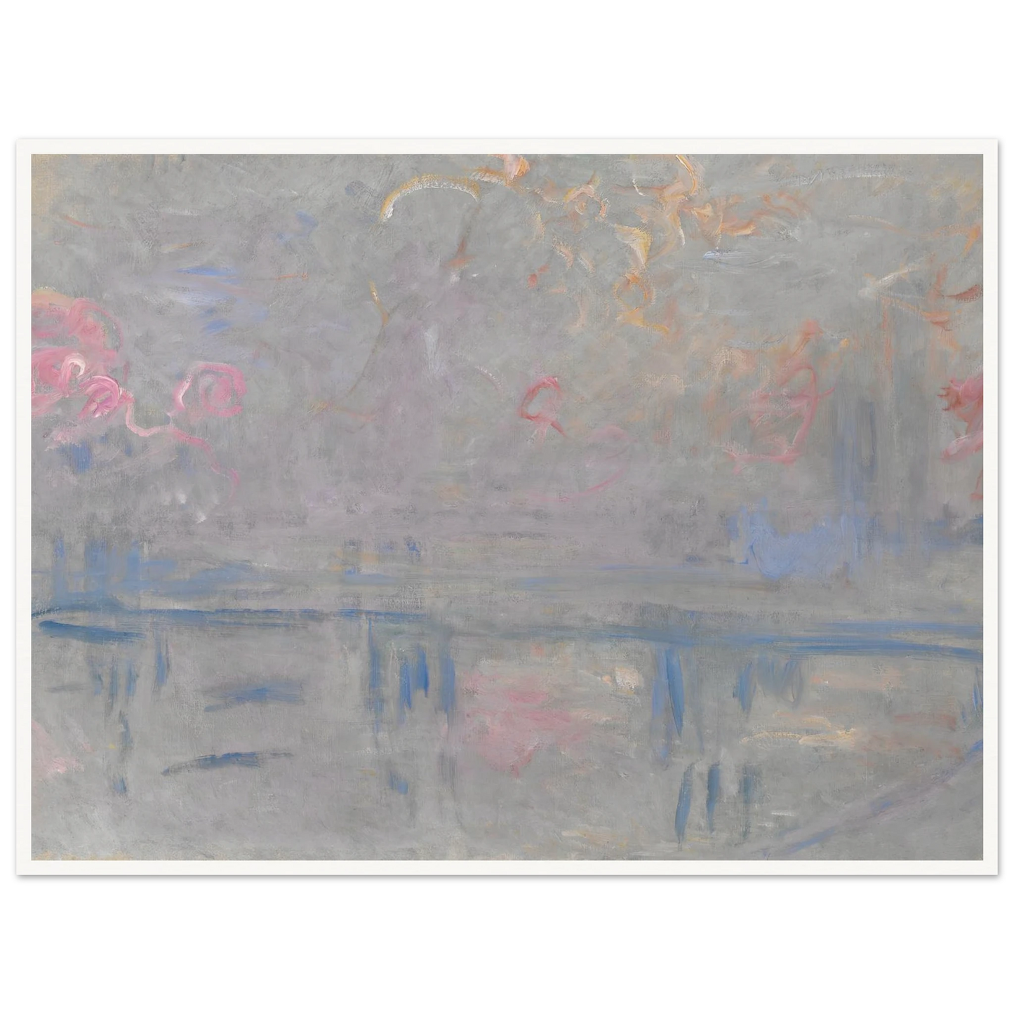 Charing Cross Bridge (1900) Art Print | Claude Monet-Quipham Collections