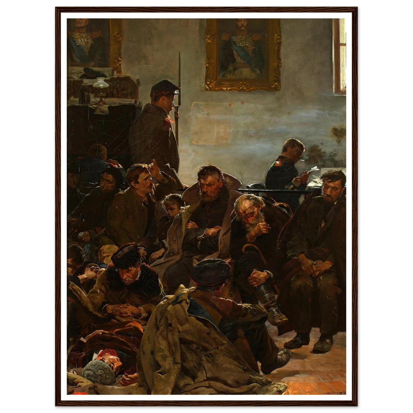 On the way to exile (Convicts on the way to Siberia) (1890) Art Print | Jacek Malczewski-Quipham Collections