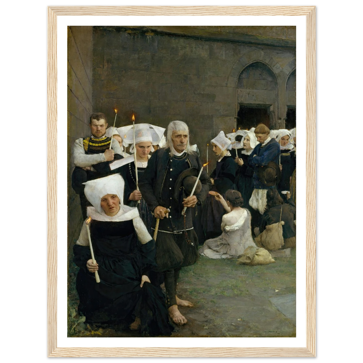 The Pardon in Brittany (1886) Art Print | Pascal Adolphe Jean Dagnan Bouveret-Quipham Collections