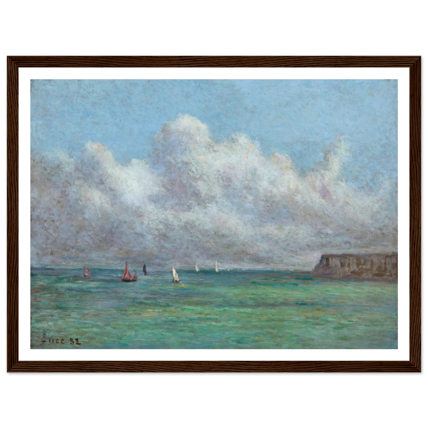 Mer, Somme (1932) Art Print | Maximilien Luce-Quipham Collections