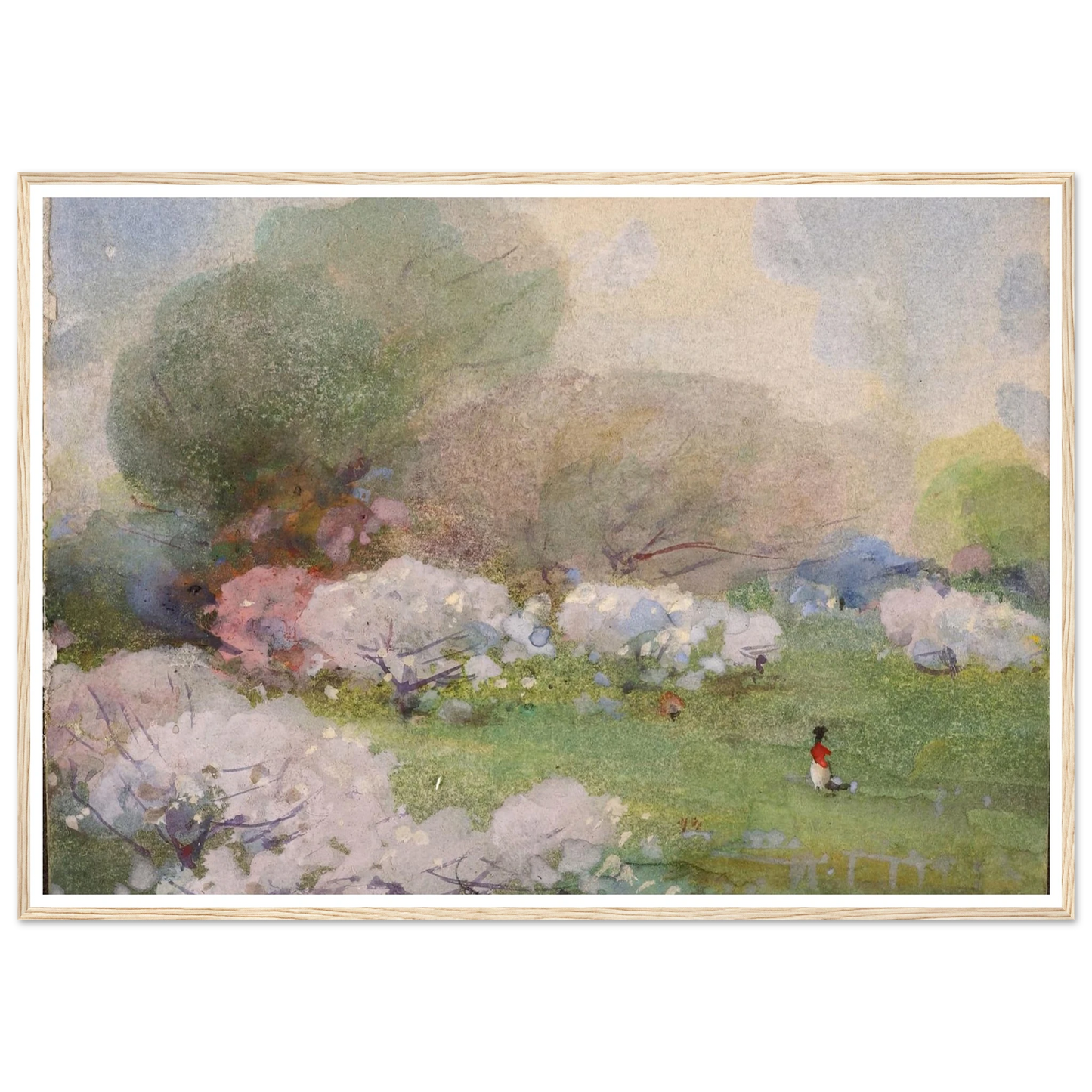 Cherry Blossoms Art Print | William Henry Holmes-Quipham Collections