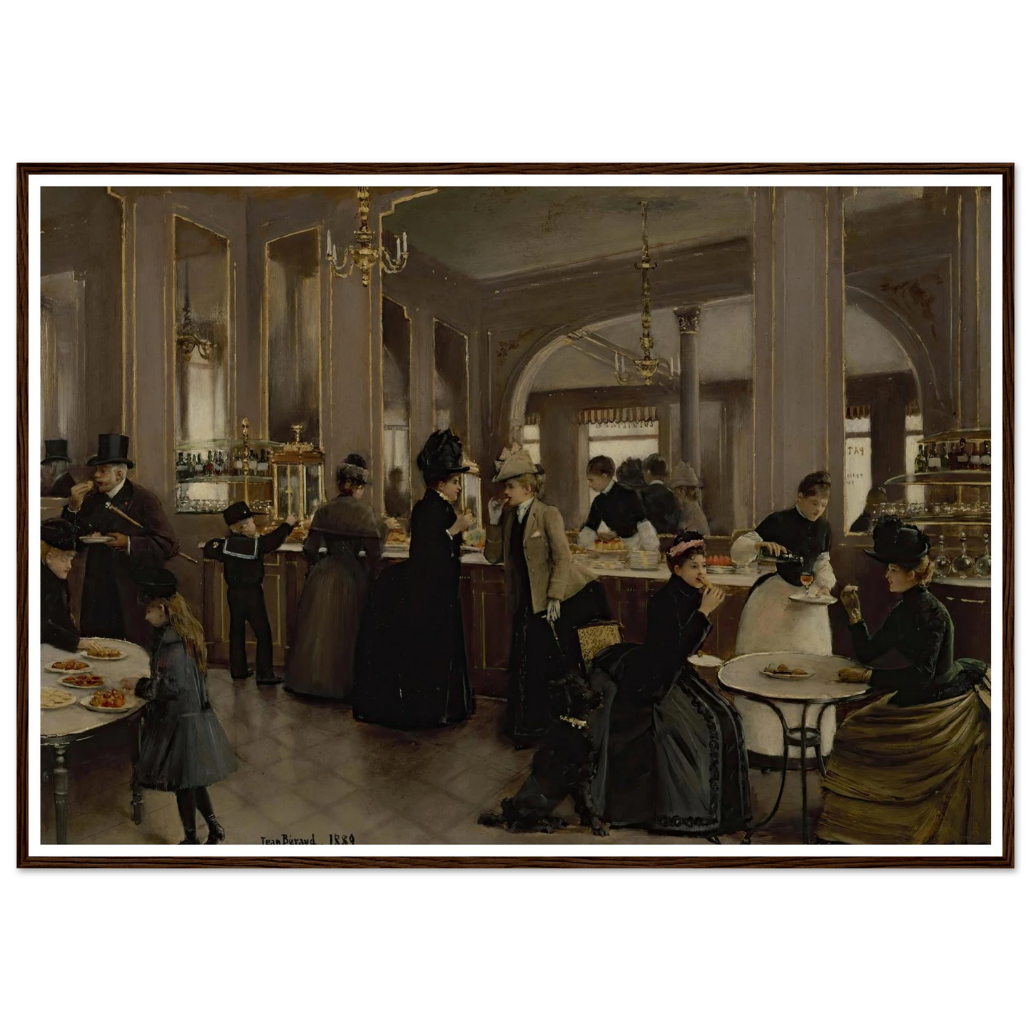 La pâtisserie Gloppe (1889) Art Print | Jean Beraud-Quipham Collections