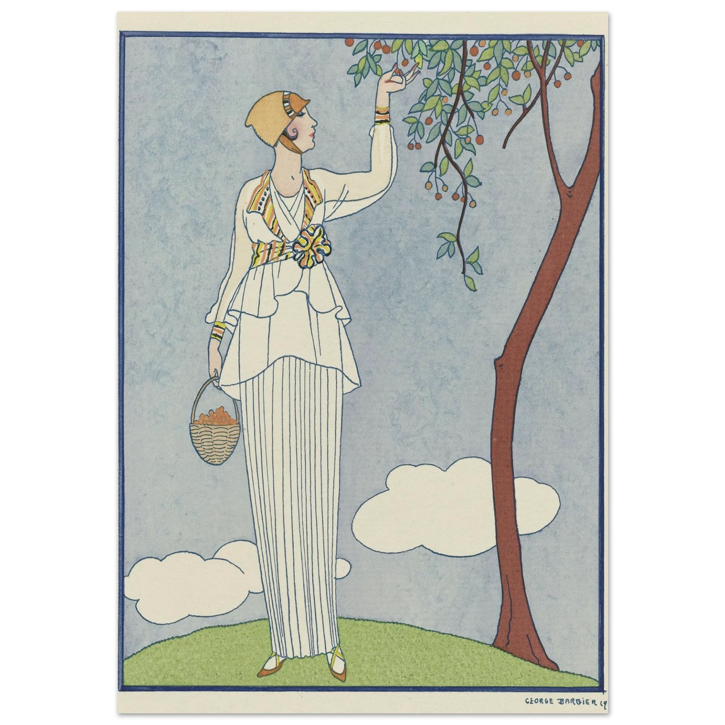Famous Fashion Houses (1914) Art Print | George Barbier-Quipham Collections