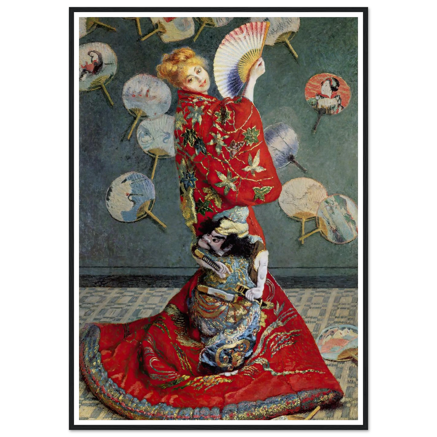 Camille Monet In Japanese Costume (1876) Art Print | Claude Monet-Quipham Collections