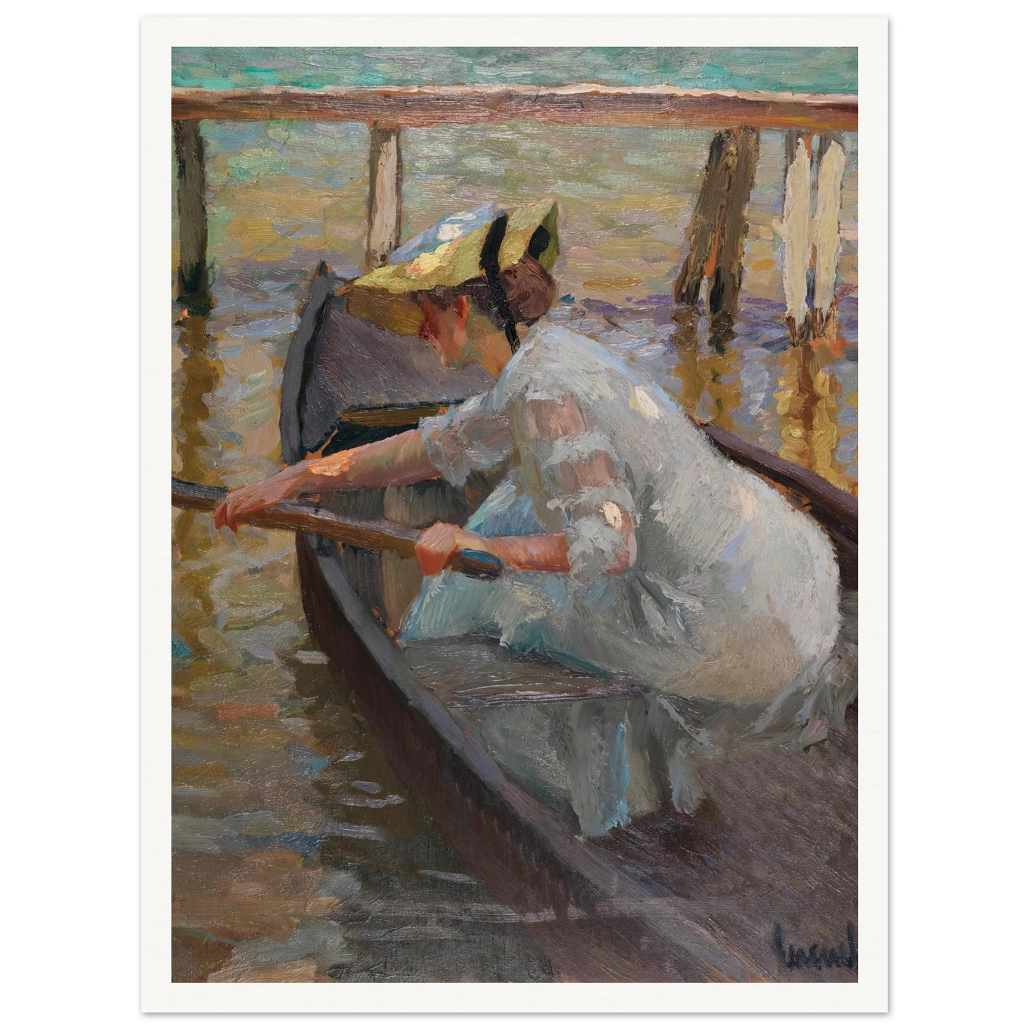 Evening trip (1920) Art Print | Edward Cucue-Quipham Collections