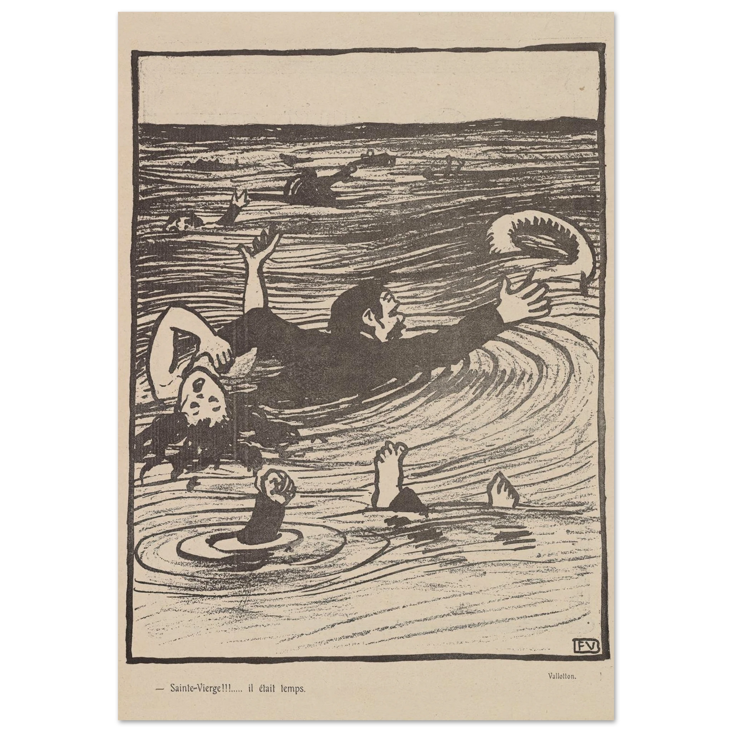 27 juin 1903 Art Print | Felix Vallotton-Quipham Collections