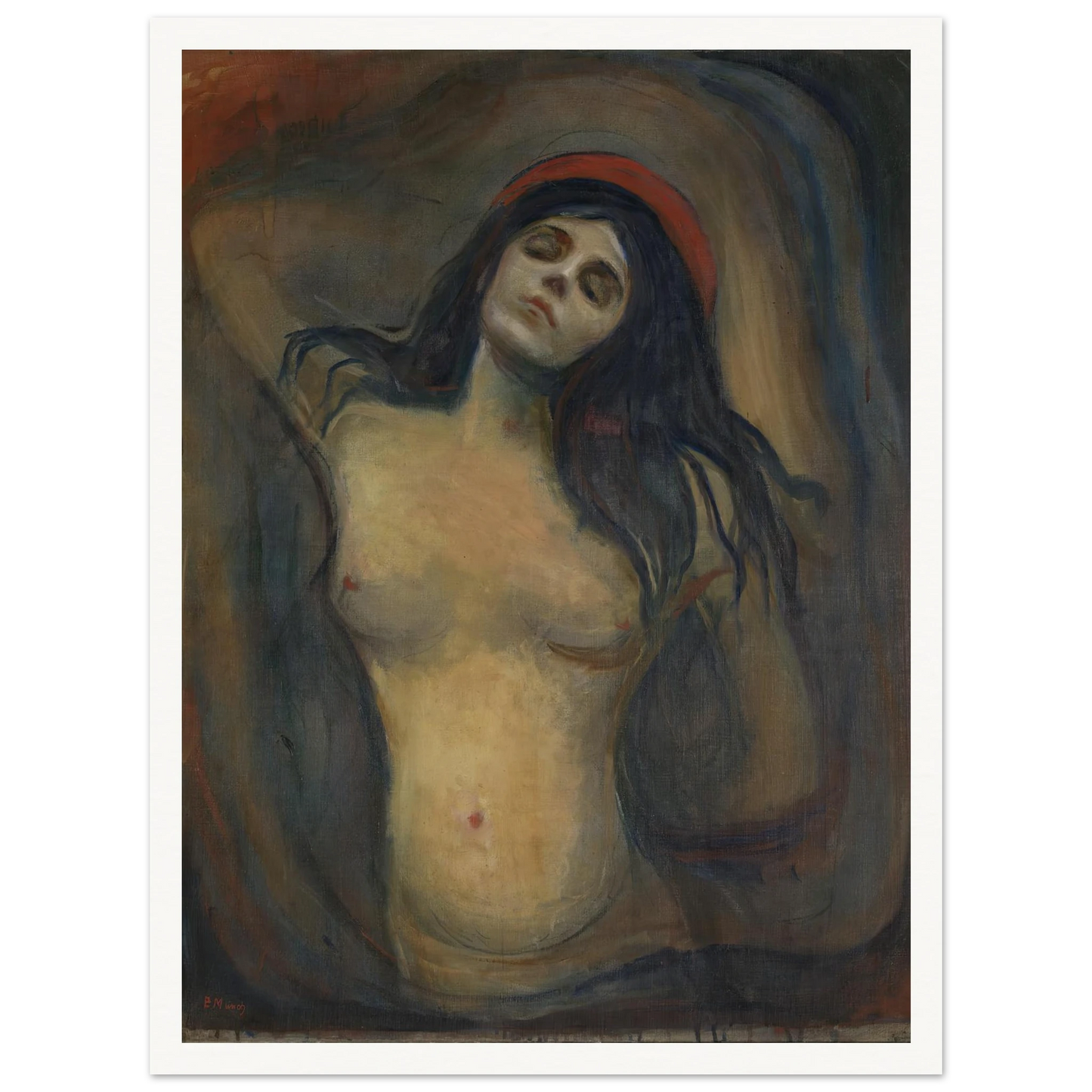 Madonna (1894) Art Print | Edvard Munch-Quipham Collections