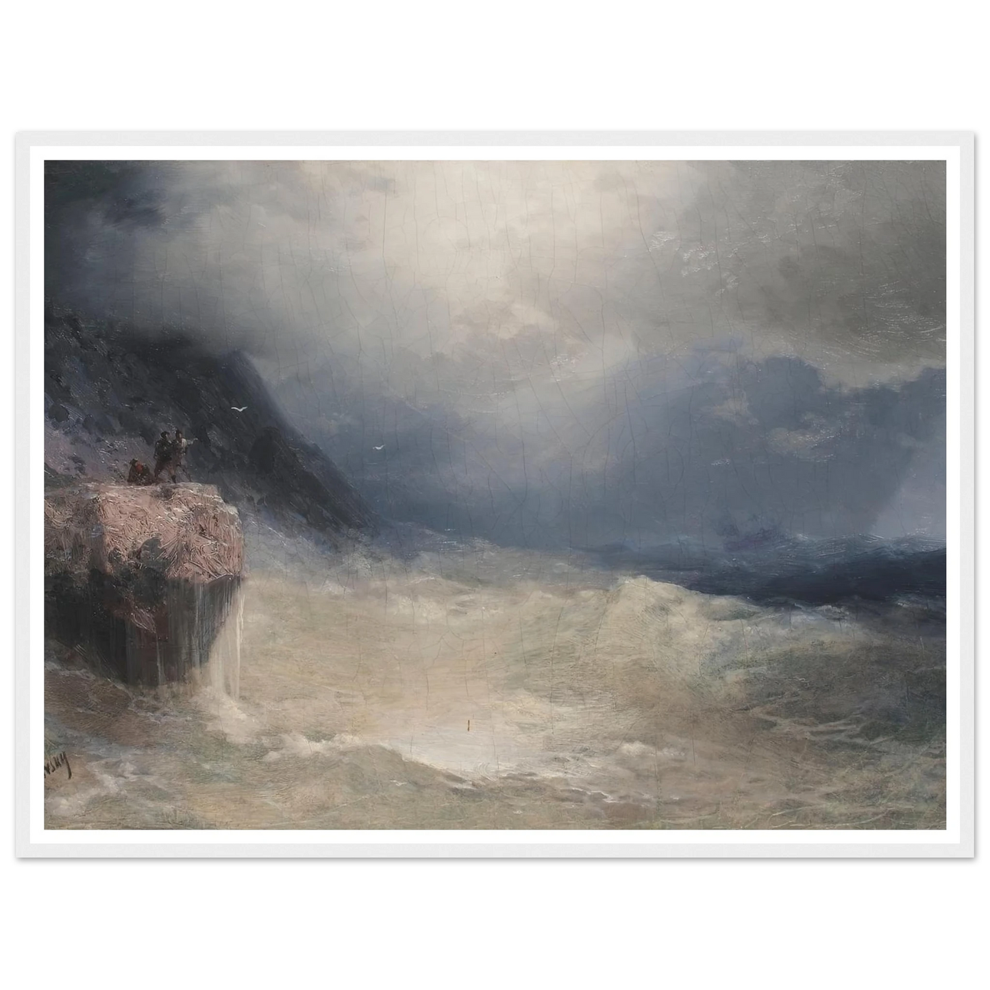 The Survivor Art Print | Ivan Konstantinovich Aivazovsky-Quipham Collections
