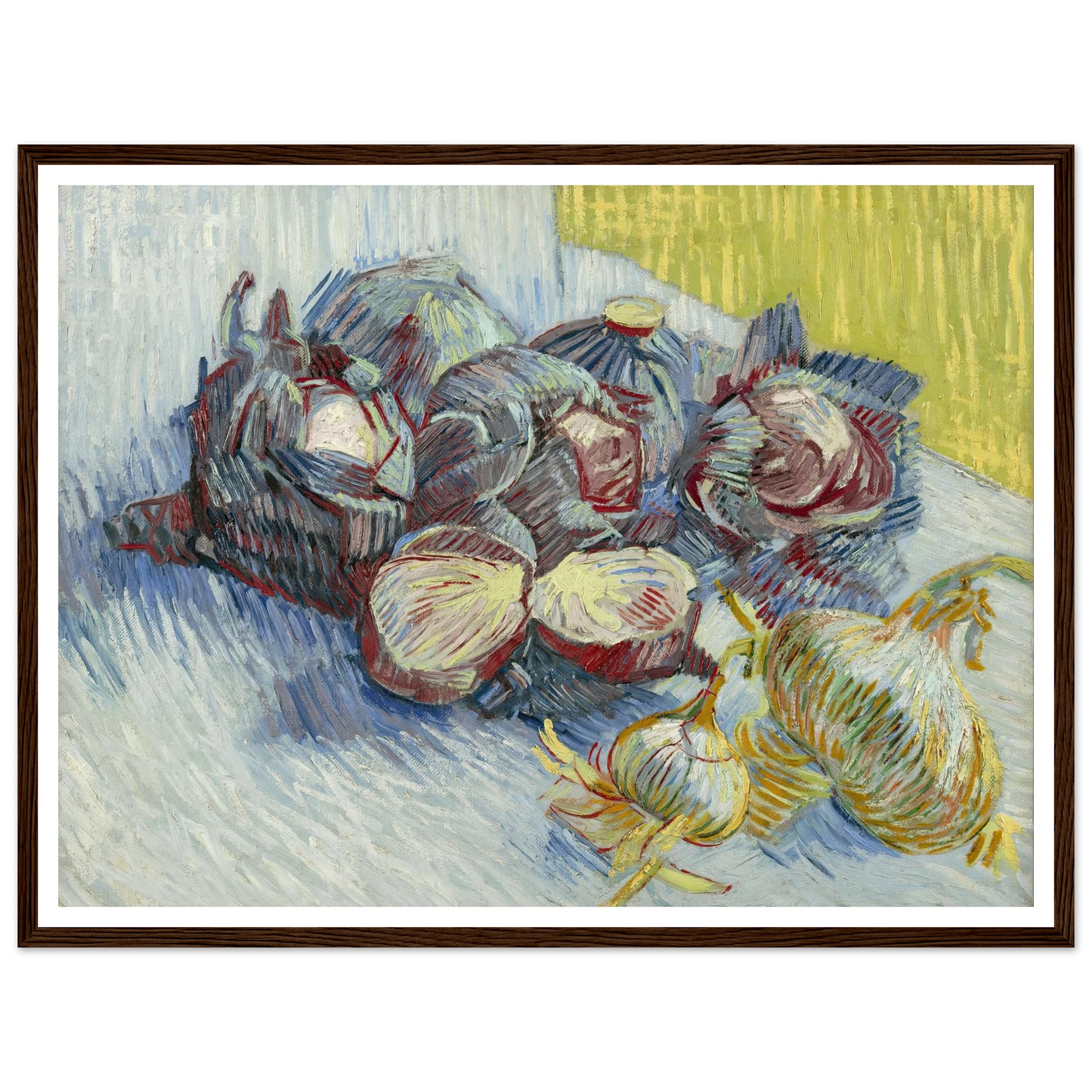 Red cabbages and onions (1887) Art Print | Vincent van Gogh-Quipham Collections