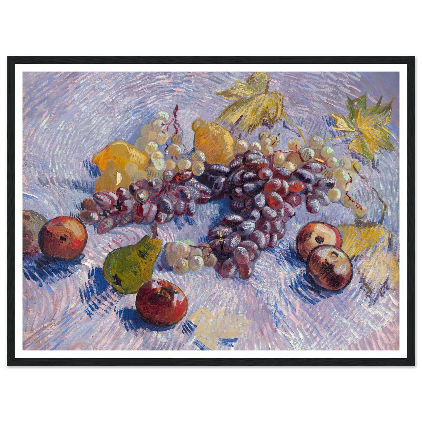 Grapes, Lemons, Pears, and Apples (1887) Art Print | Vincent van Gogh-Quipham Collections