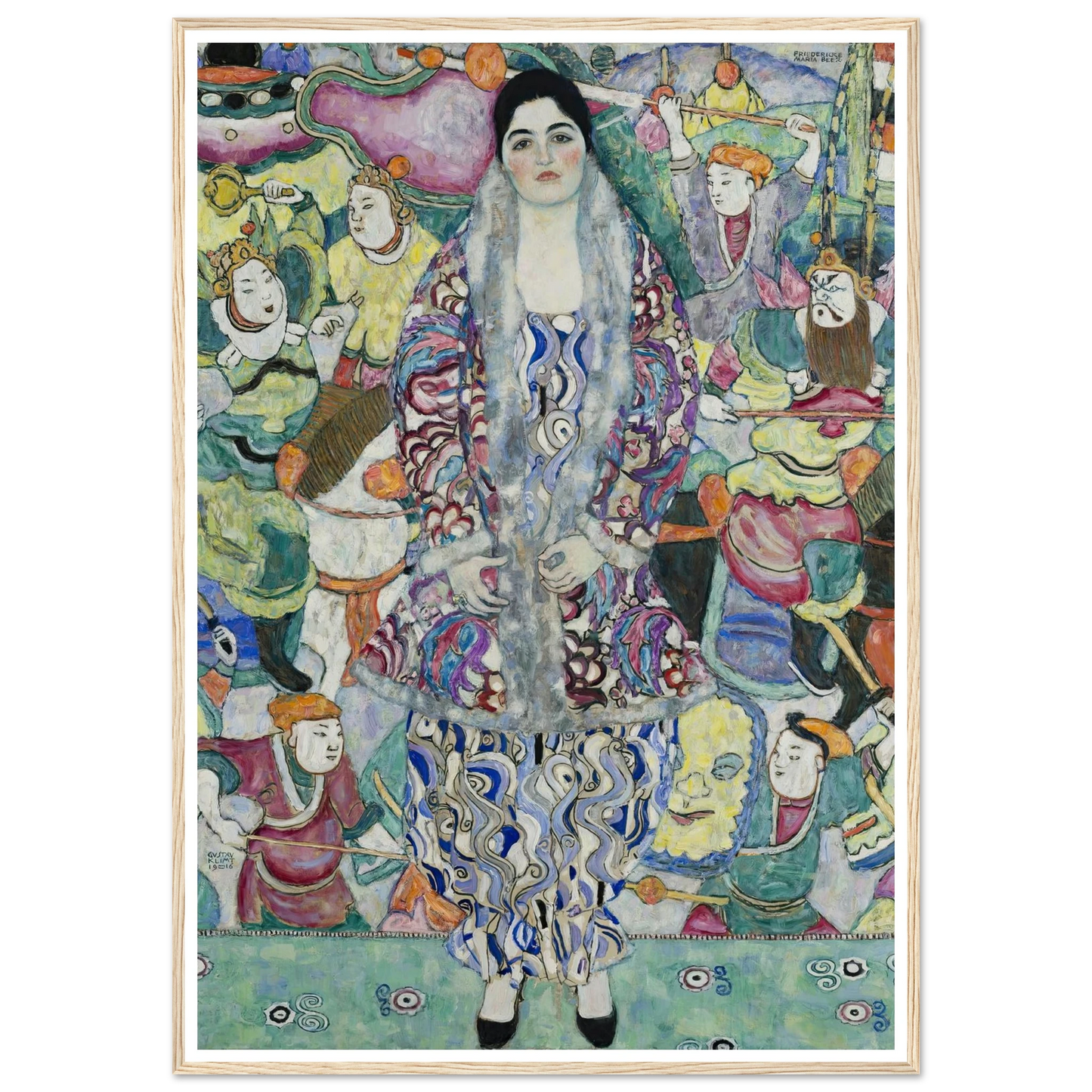 Portrait of Friederike Maria Beer (1916) Art Print | Gustav Klimt-Quipham Collections