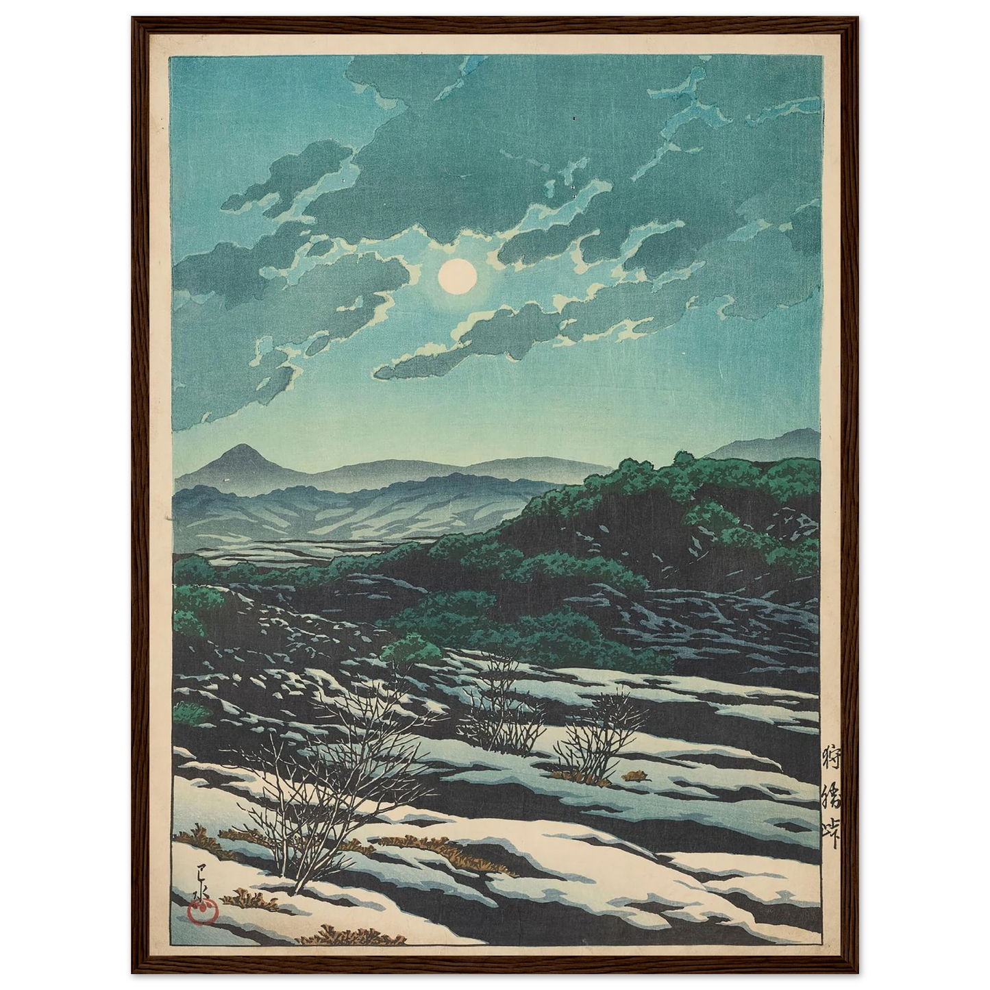 Karikachi toge (Karikachi Mountain Pass) (1927) Art Print | Kawase Hasui-Quipham Collections