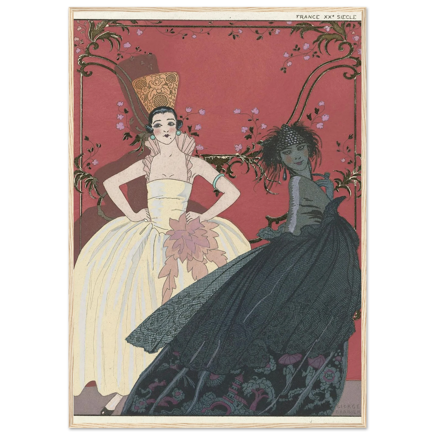 Le Jour et la Nuit (1922) Art Print | George Barbier-Quipham Collections