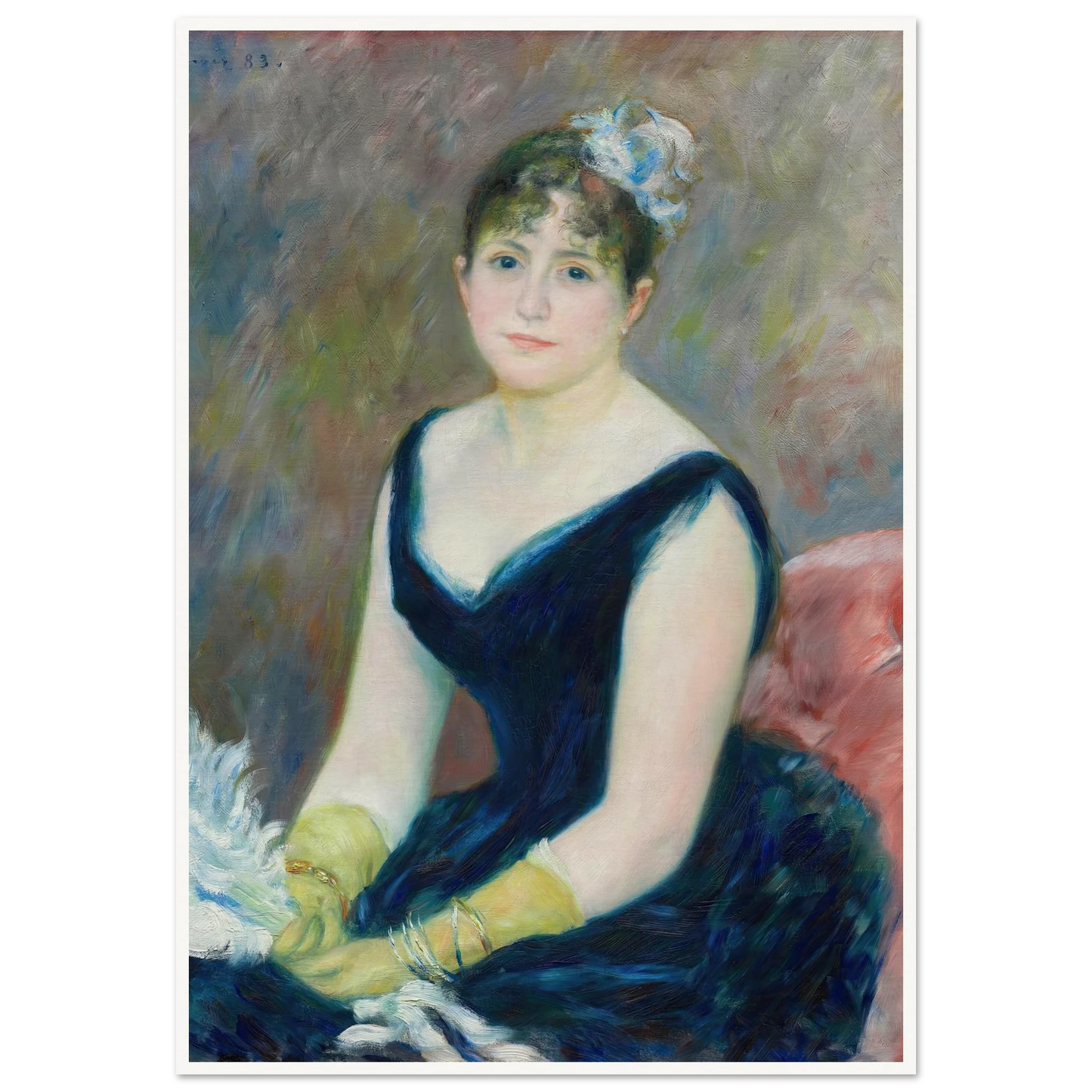 Madame Léon Clapisson (1883) Art Print | Pierre Auguste Renoir-Quipham Collections