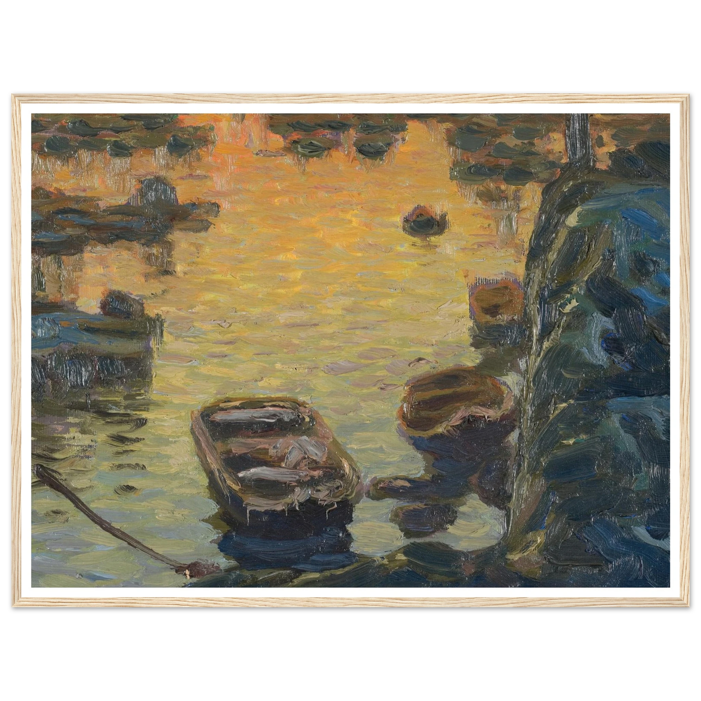 A Spring Night during the Fishing Season (1910) Art Print | Anna Boberg-Quipham Collections