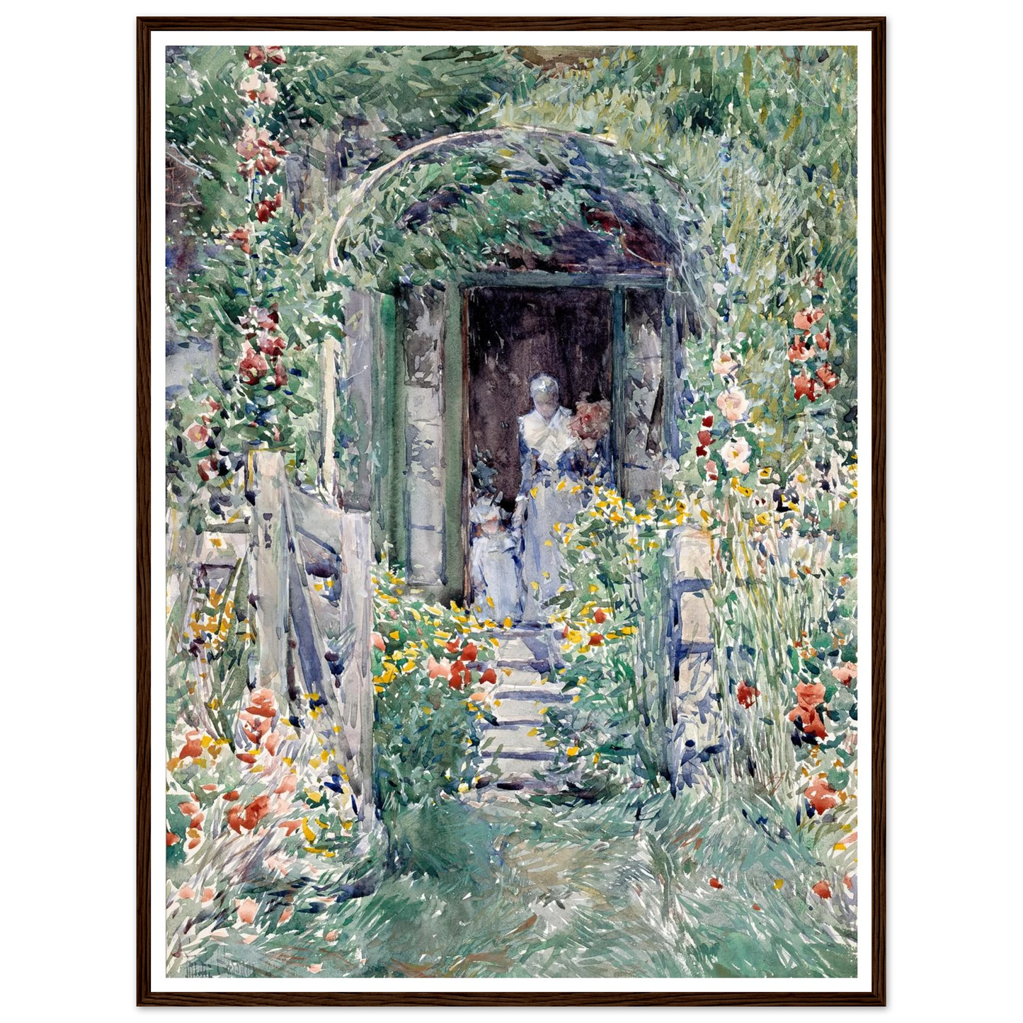 The Garden in Its Glory (1892) Art Print | Childe Hassam-Quipham Collections