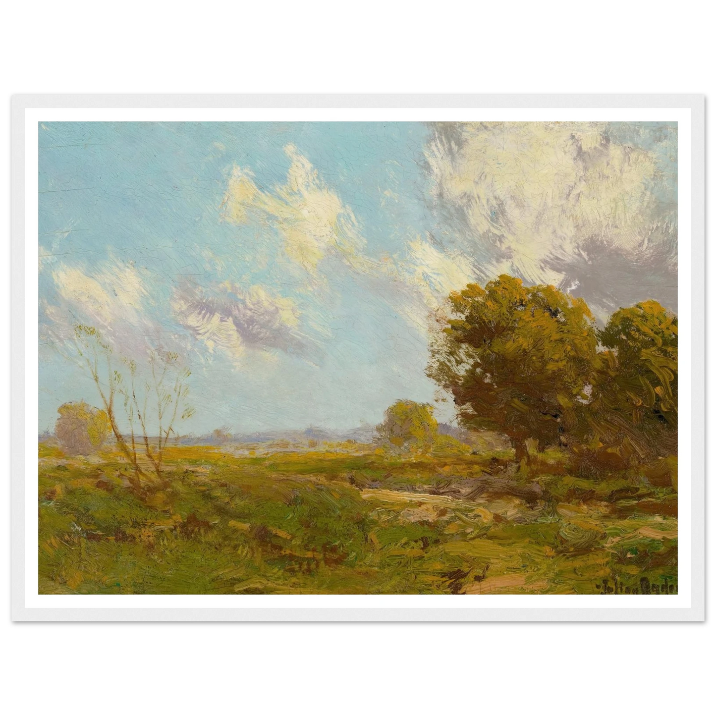 Late Afternoon (1909) Art Print | Julian Onderdonk-Quipham Collections