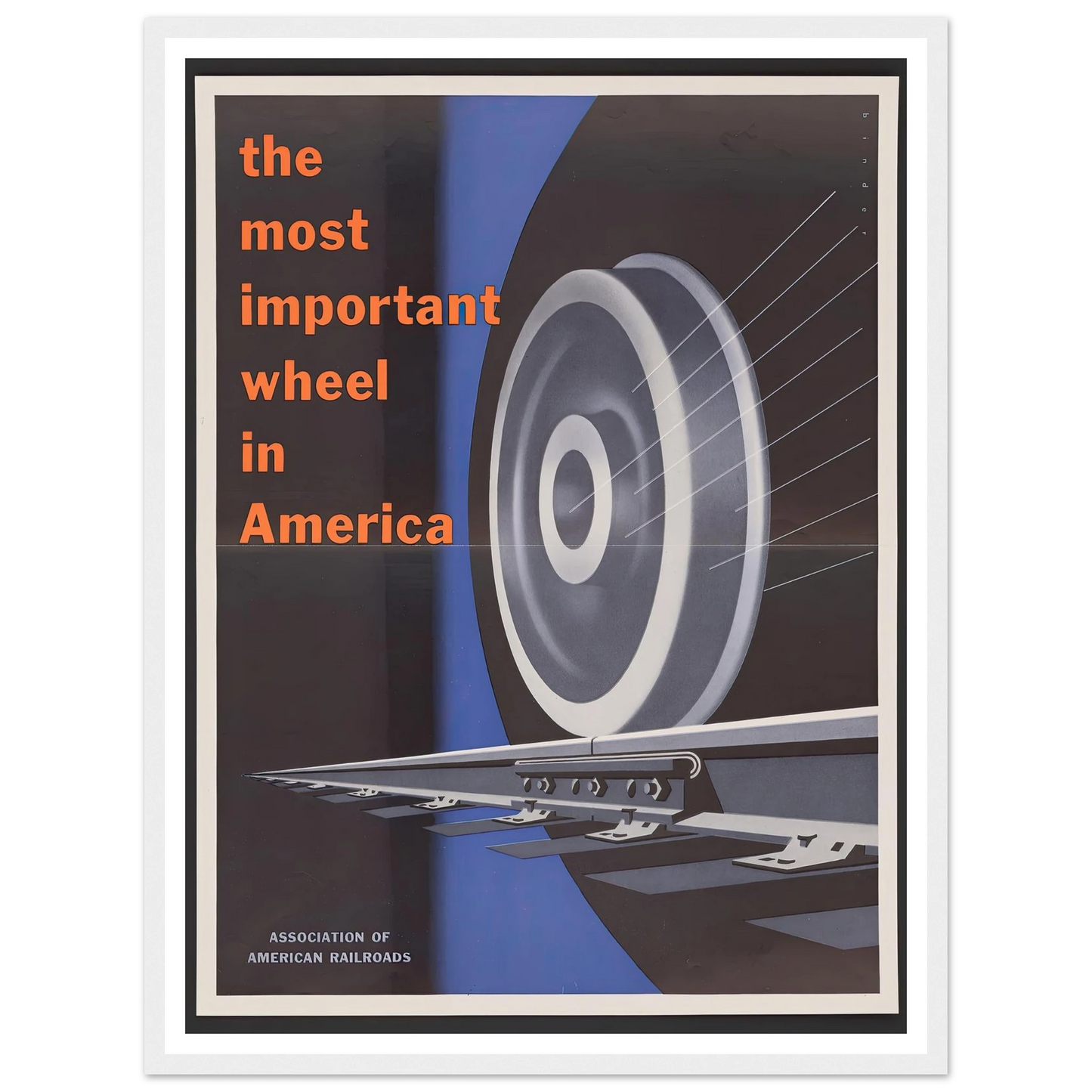 The most important wheels in America. (1952) Art Print | Joseph Binder-Quipham Collections
