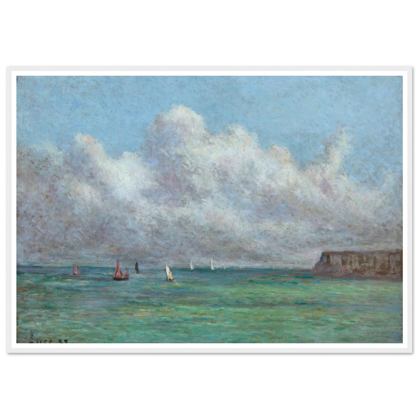 Mer, Somme (1932) Art Print | Maximilien Luce-Quipham Collections