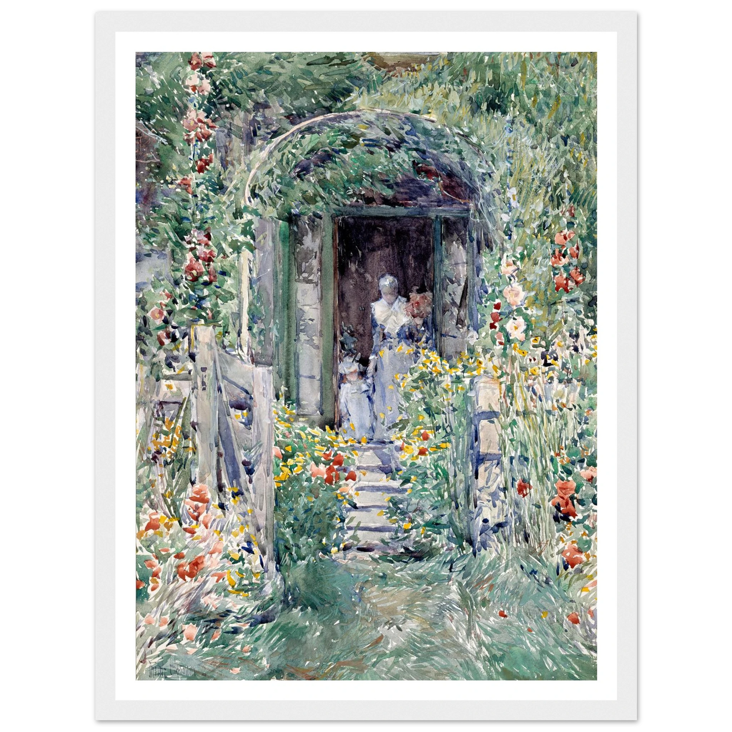 The Garden in Its Glory (1892) Art Print | Childe Hassam-Quipham Collections