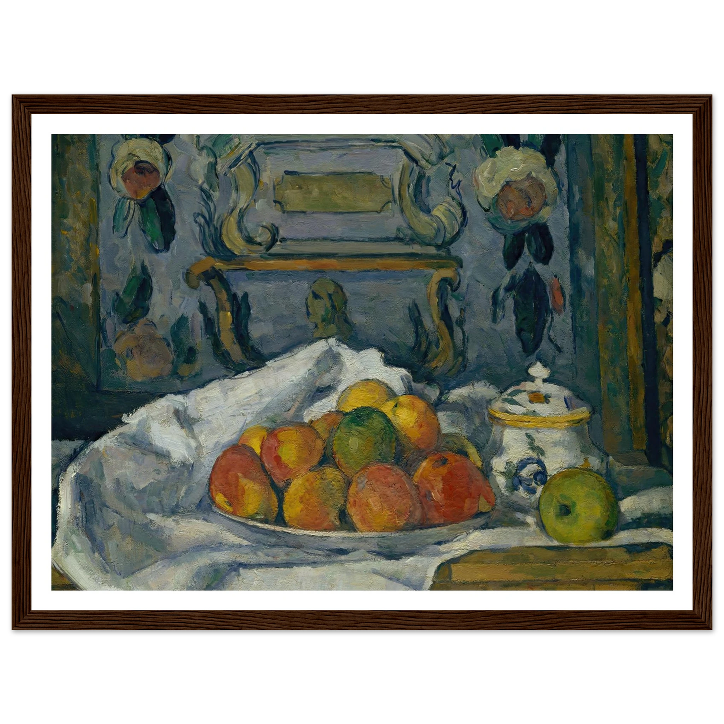 Dish of Apples (ca. 1876–77) Art Print | Paul Cezanne-Quipham Collections