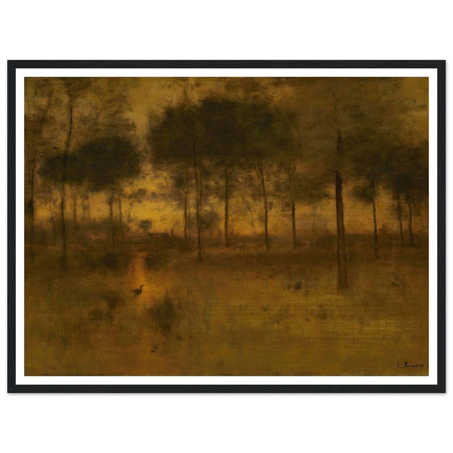 The Home of the Heron Art Print | George Inness-Quipham Collections