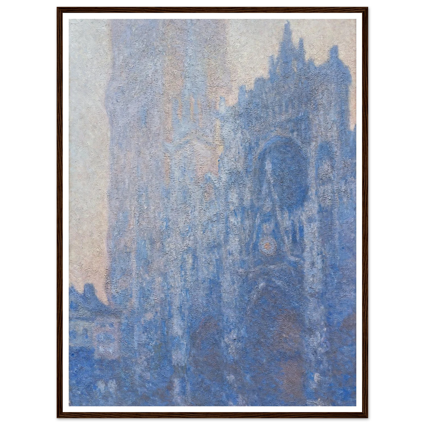 Rouen Cathedral Façade and Tour d’Albane (Morning Effect) (1894) Art Print | Claude Monet-Quipham Collections