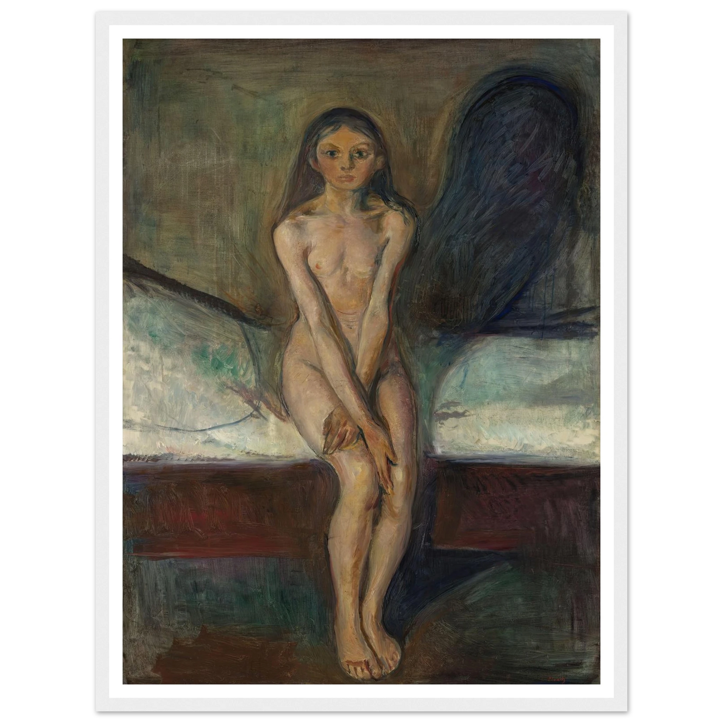 Puberty (1894) Art Print | Edvard Munch-Quipham Collections