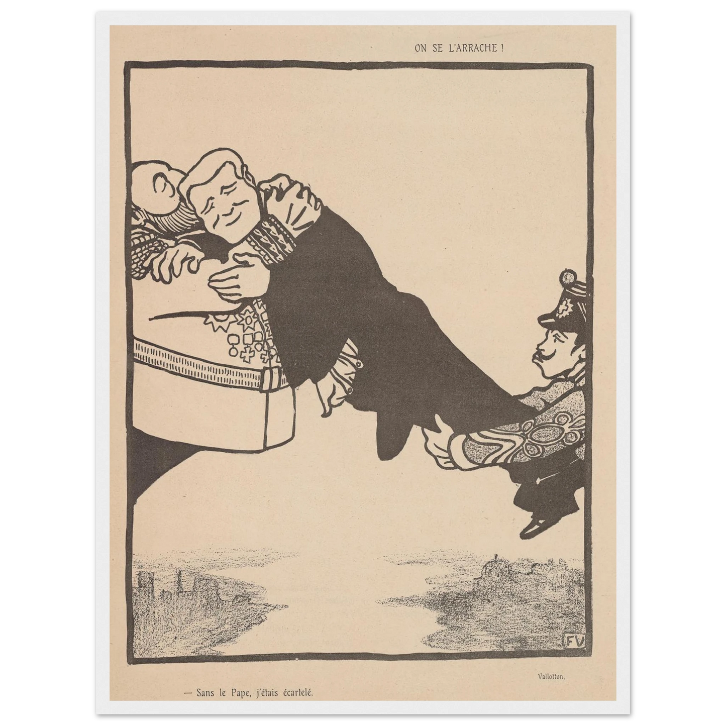 25 juillet 1903. Art Print | Felix Vallotton-Quipham Collections