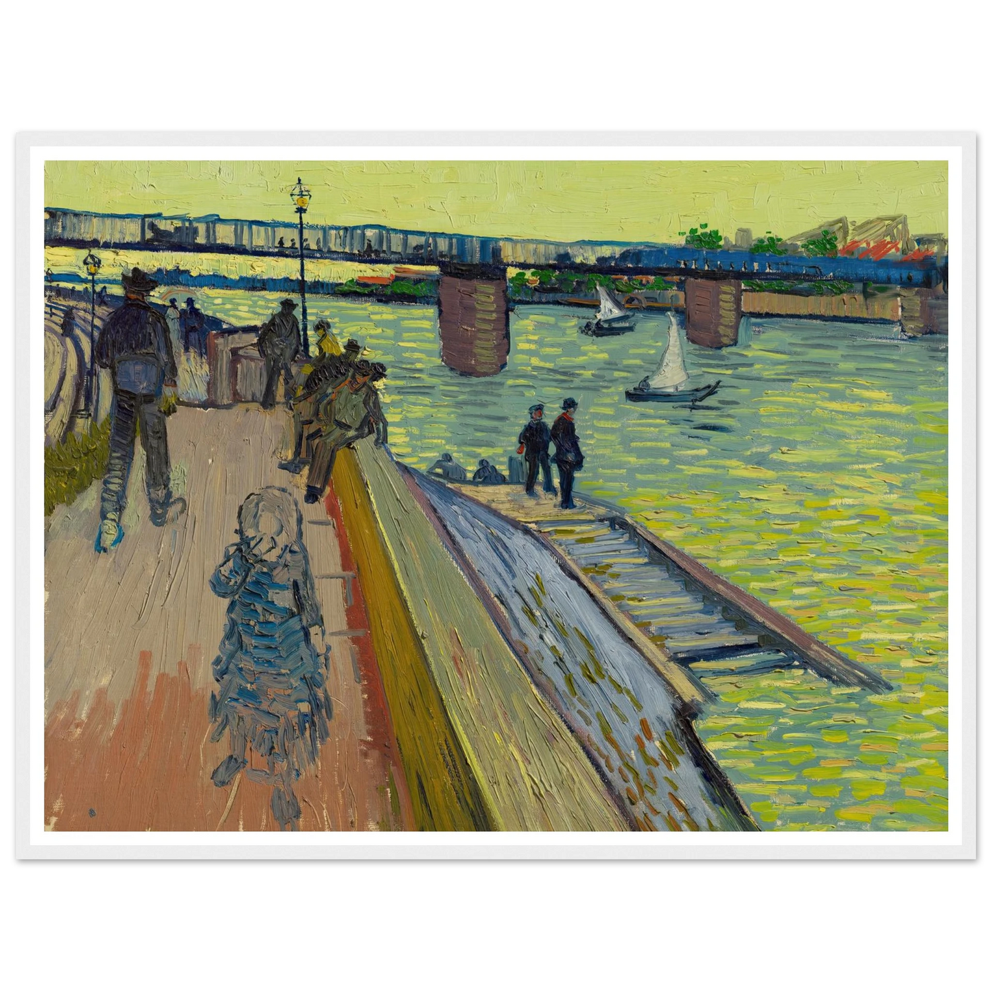Le pont de Trinquetaille (1888) Art Print | Vincent van Gogh-Quipham Collections