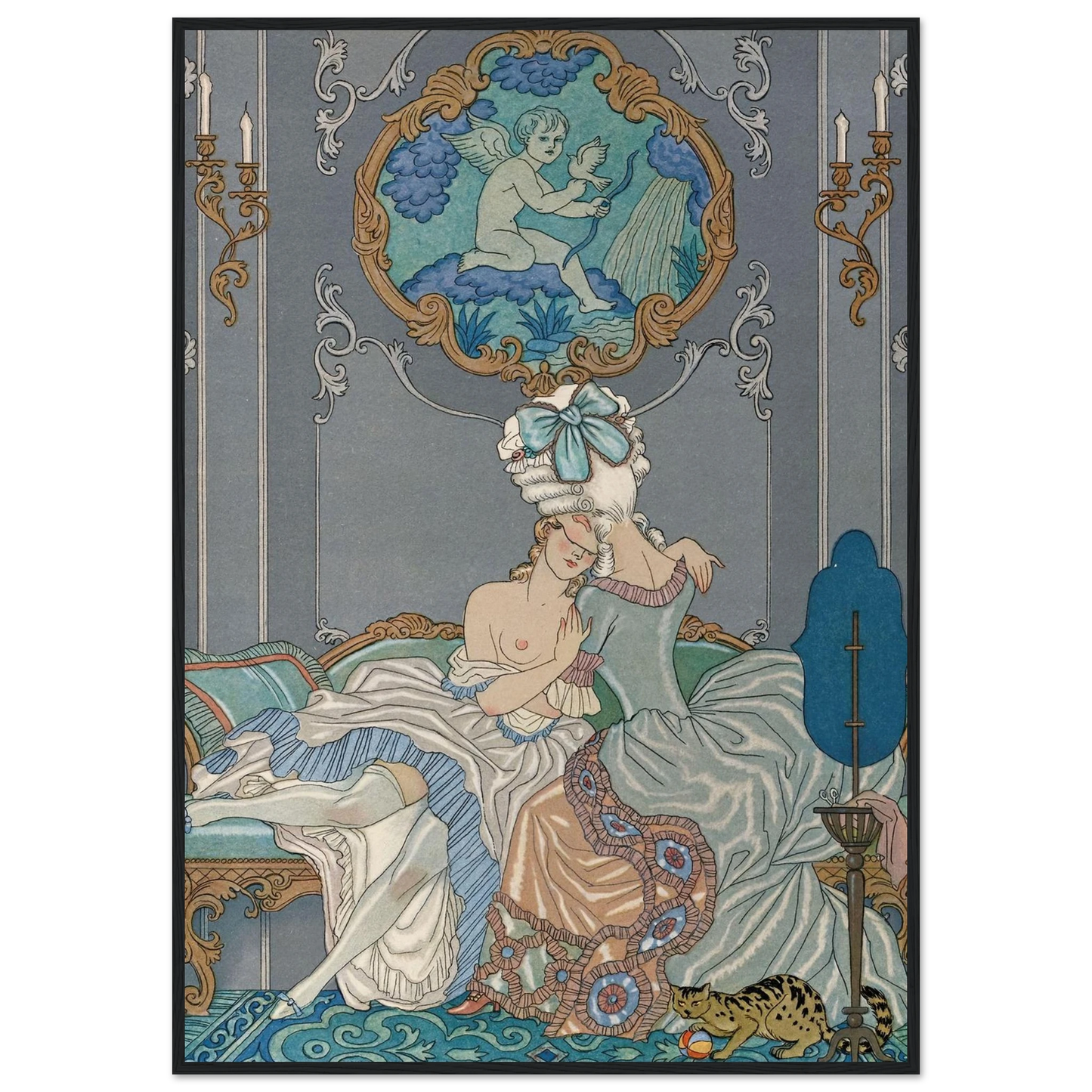 Liaisons dangereuses (1934) Art Print | George Barbier-Quipham Collections
