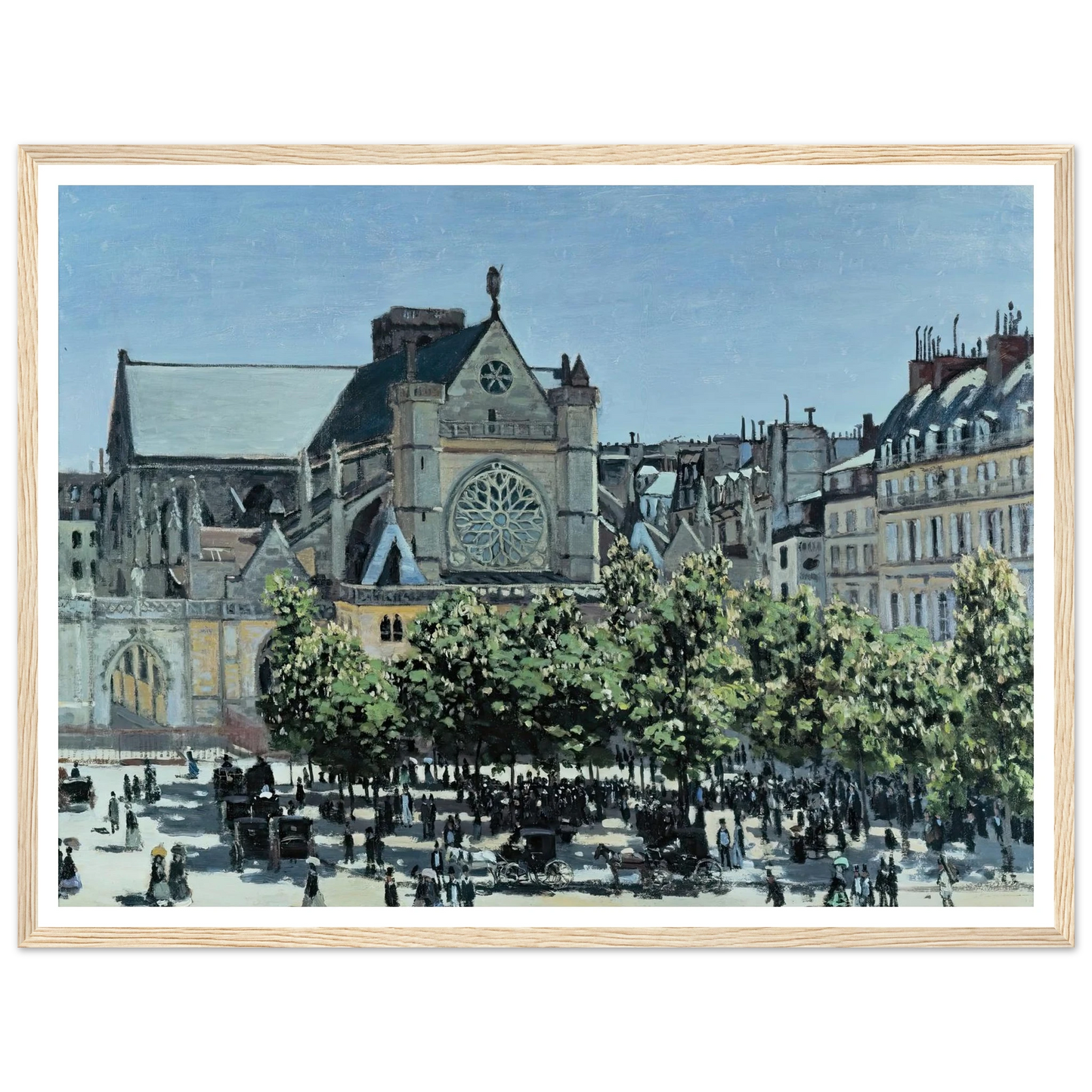 St. Germain l’Auxerrois (1867) Art Print | Claude Monet-Quipham Collections