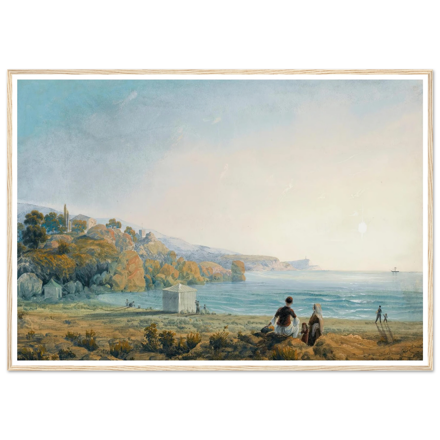 Seven Views Of Miskhor In The Crimea Vii (1841-1842) Art Print | Carlo Bossoli
