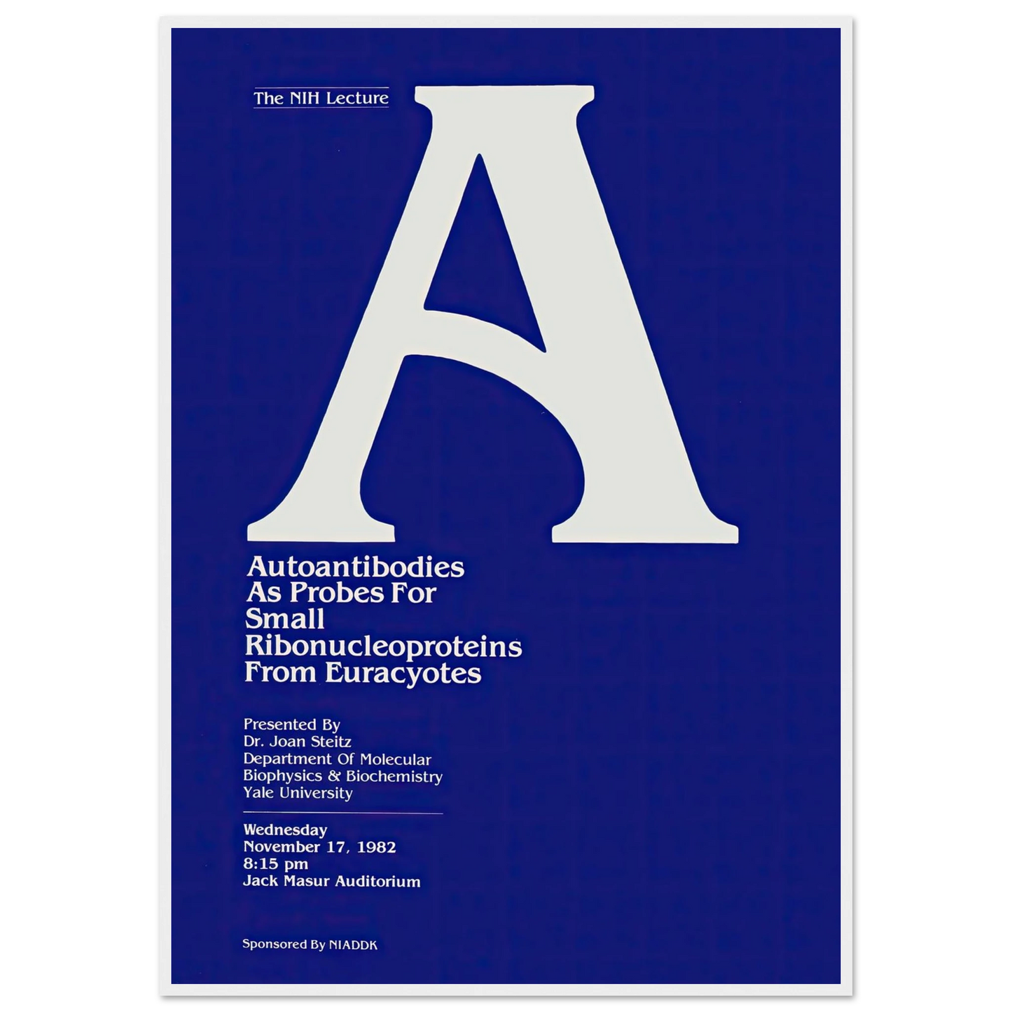 Autoantibodies as probes for small ribonucleoproteins from euracyotes (1982) Art Print | National Institutes of Health-Quipham Collections