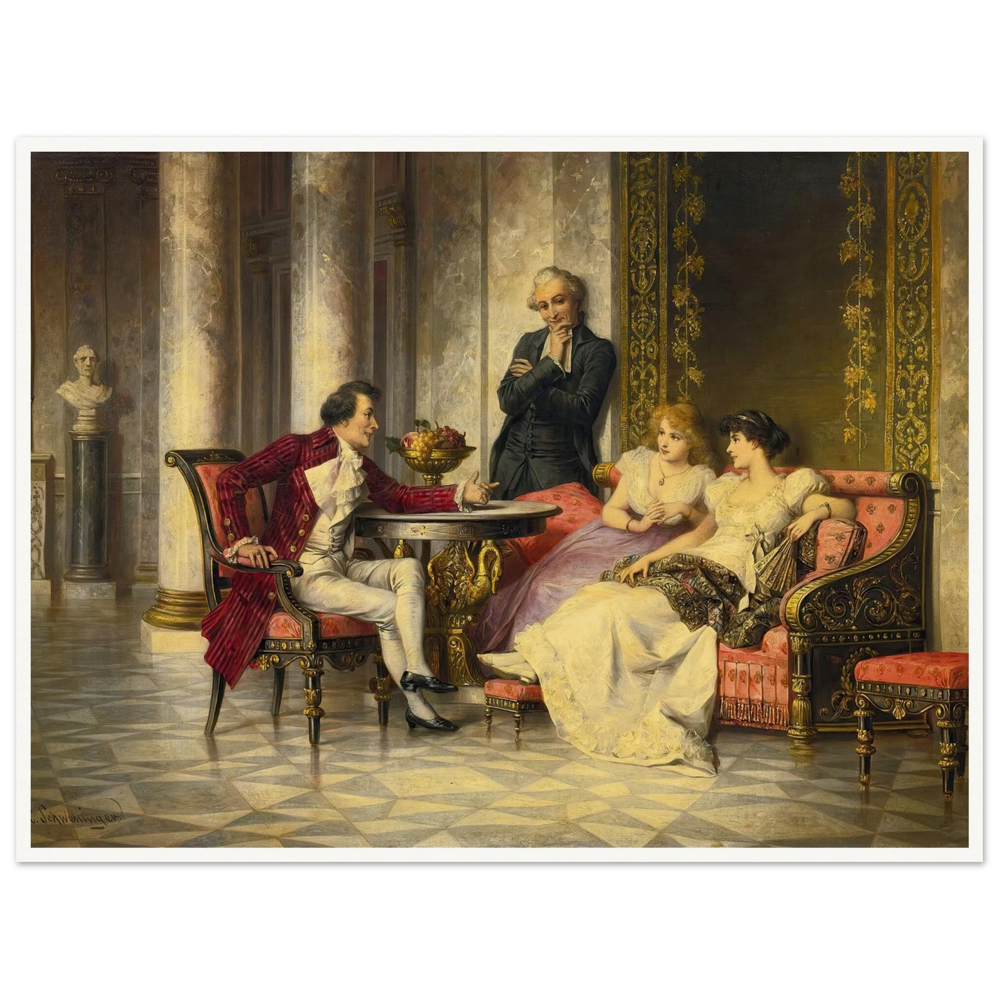Court Intrigues Art Print | Carl Schweninger Jr-Quipham Collections
