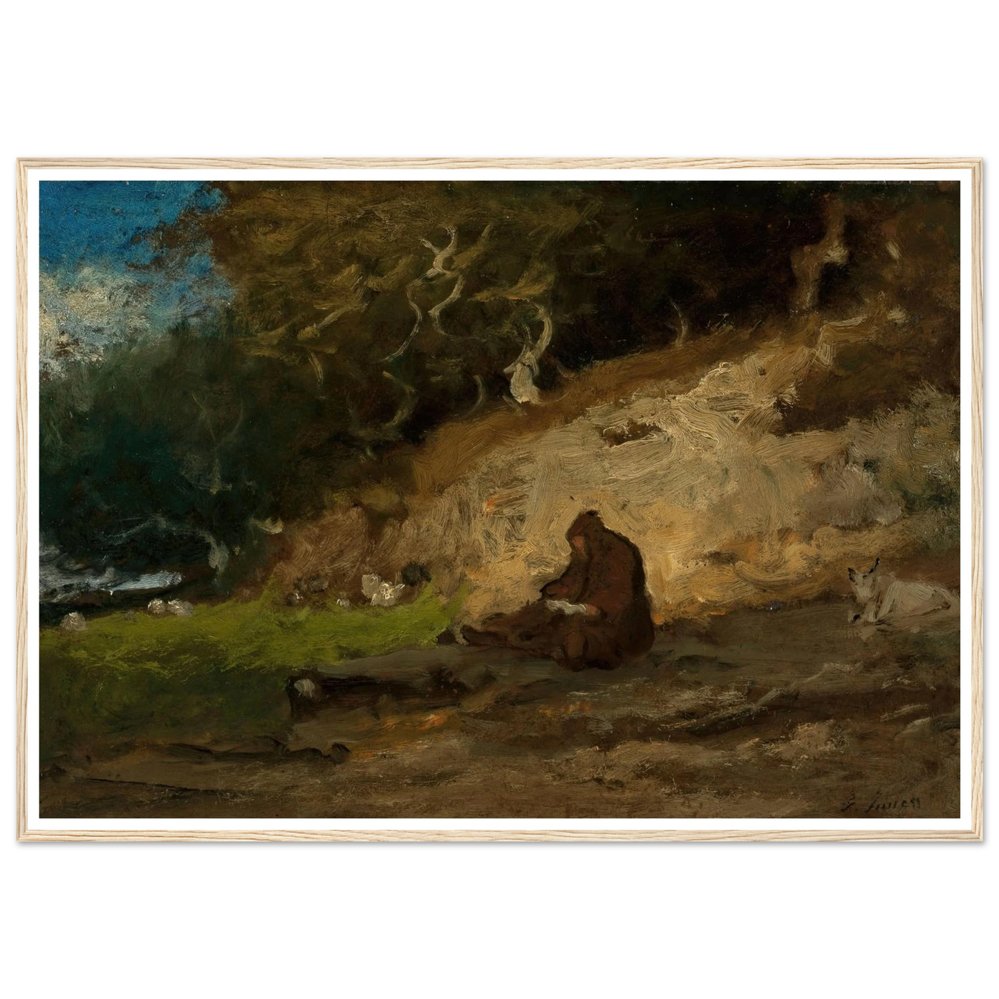 The Hermit (circa 1883-85) Art Print | George Inness-Quipham Collections