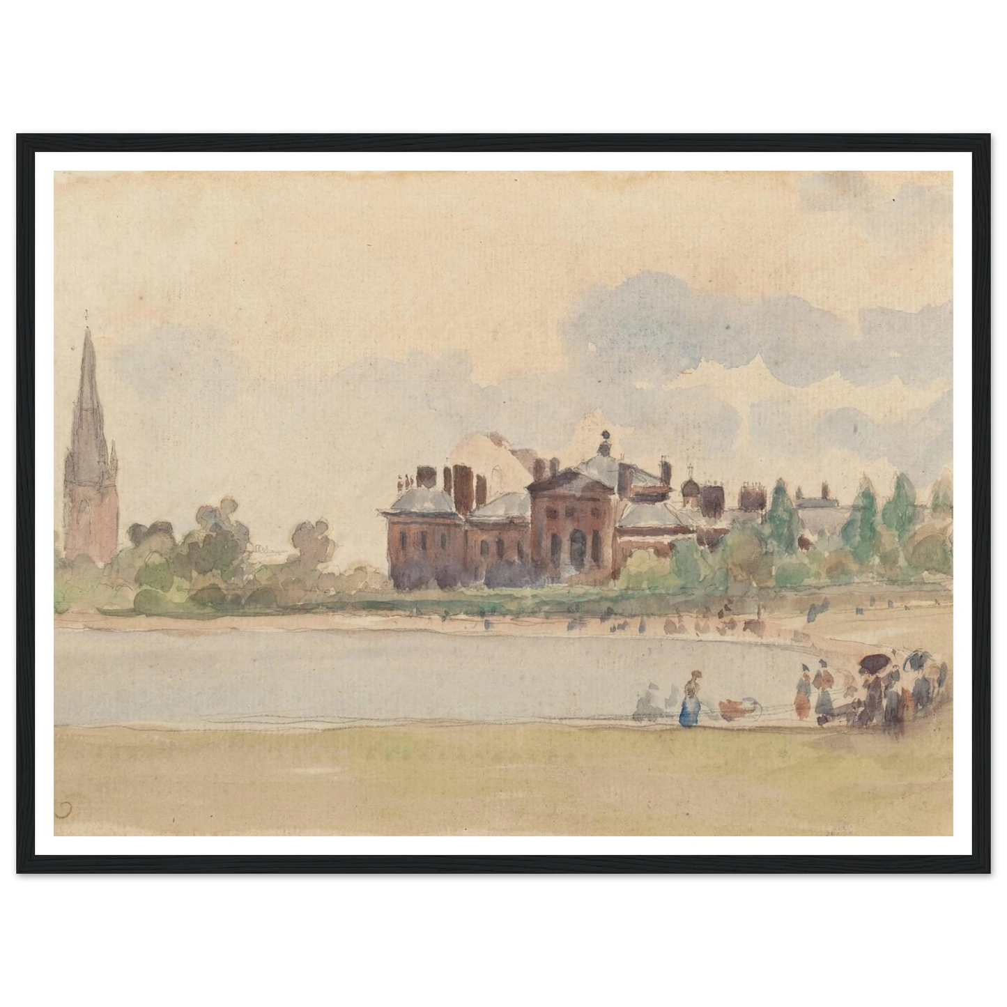 Kensington Gardens, London (1890) Art Print | Camille Pissarro-Quipham Collections