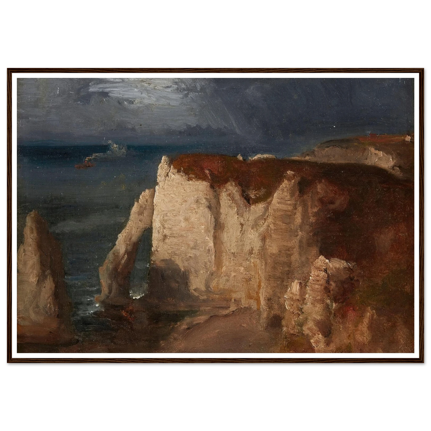Étretat (circa 1874) Art Print | George Inness-Quipham Collections