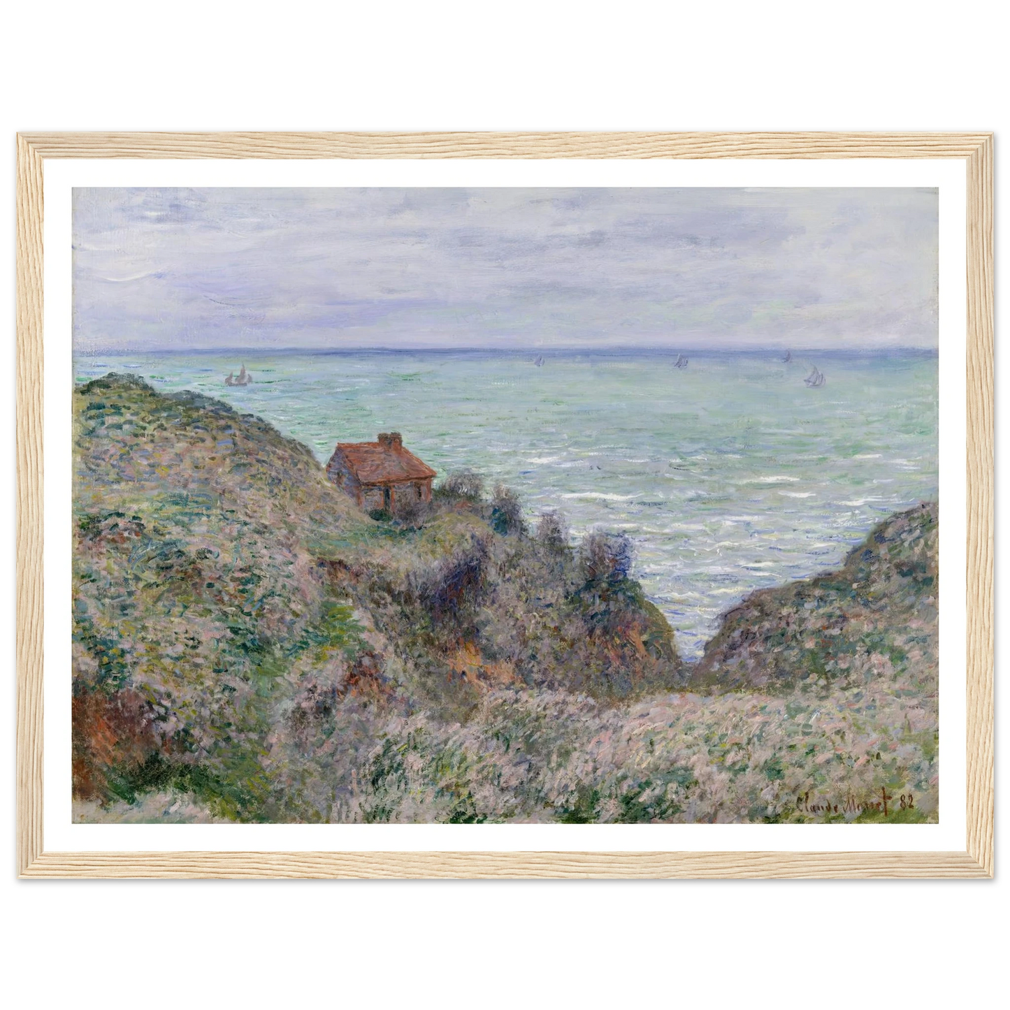 Cabin of the Customs Watch (1882) Art Print | Claude Monet-Quipham Collections