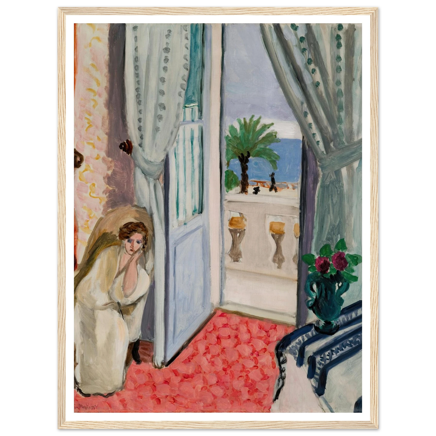 Interior at Nice (1919) Art Print | Henri Matisse-Quipham Collections