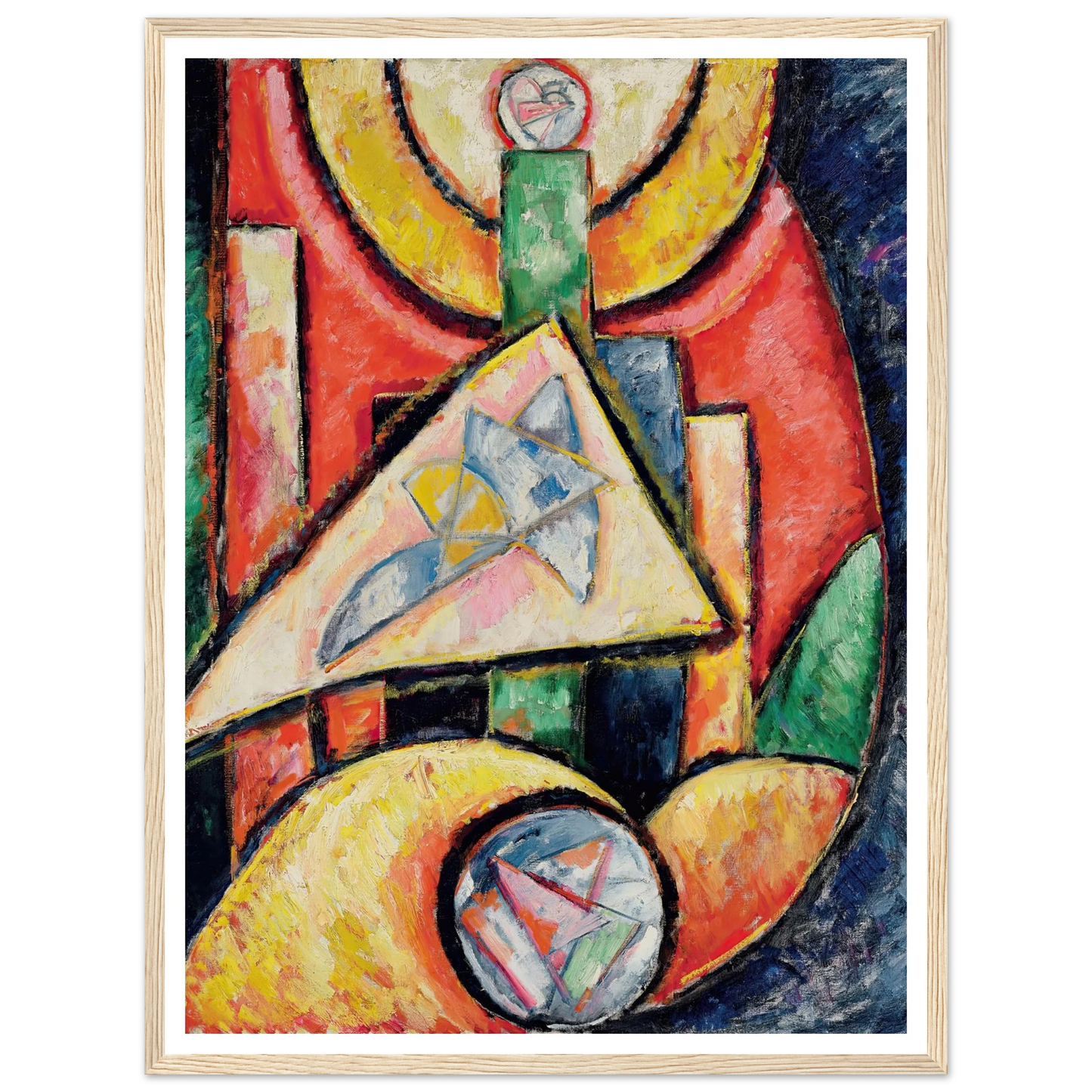 Abstraction (1912-13) Art Print | Marsden Hartley-Quipham Collections