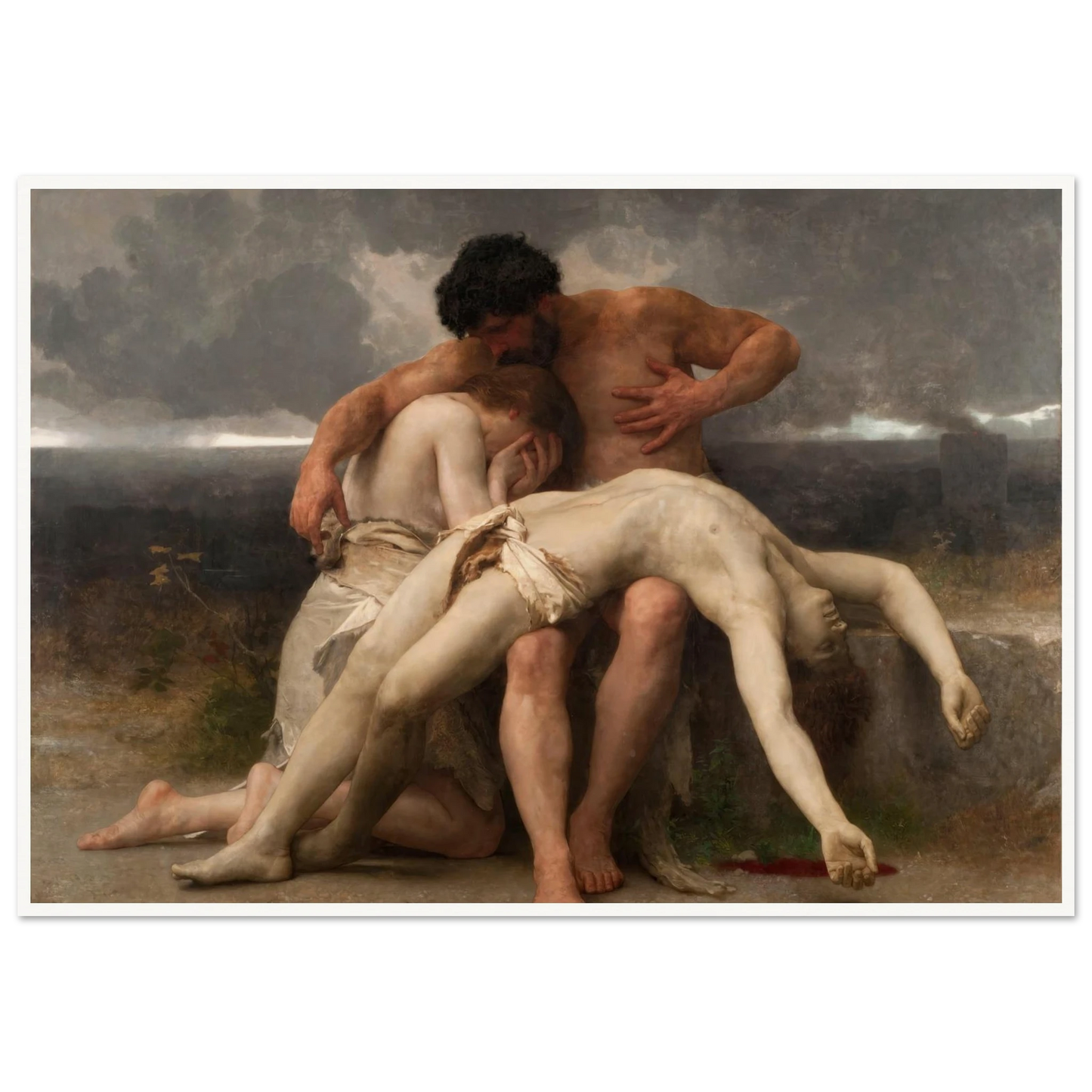 The First Mourning (1888) Art Print | William Bouguereau-Quipham Collections