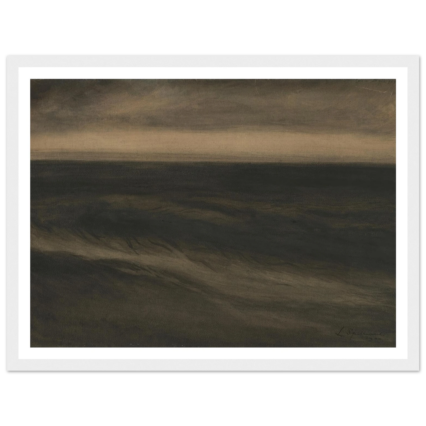 Zwarte marine (1900) Art Print | Leon Spilliaert-Quipham Collections