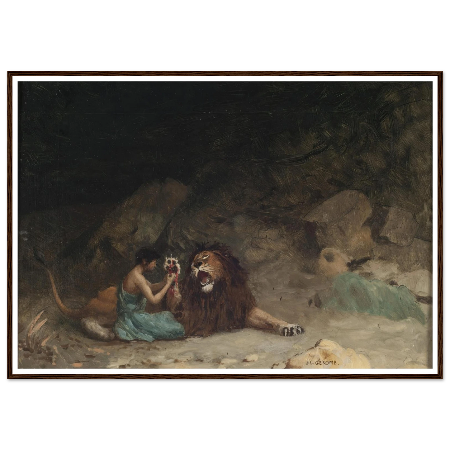 Androcles (circa 1902) Art Print | Jean Leon Gerome-Quipham Collections