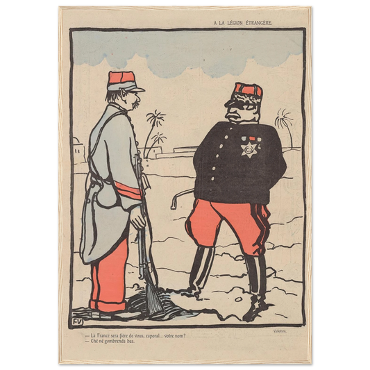 20 juin 1903 Art Print | Felix Vallotton - Framed Poster - 30x40 cm / 12x16″ - Black frame