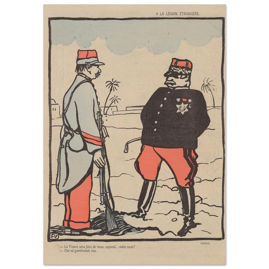 20 juin 1903 Art Print | Felix Vallotton - Framed Poster - 30x40 cm / 12x16″ - Black frame