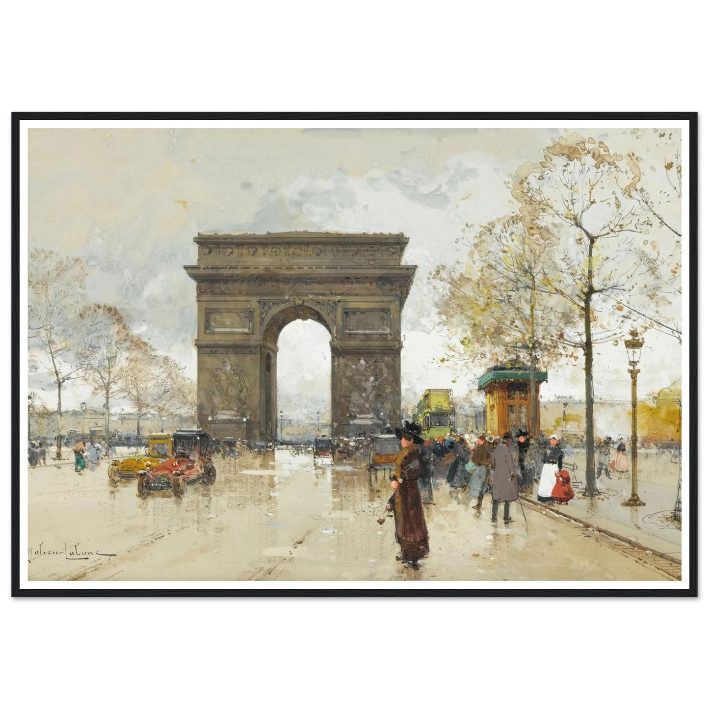 L’arc De Triomphe Art Print | Eugene Galien Laloue-Quipham Collections