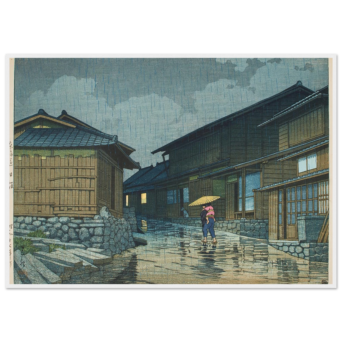 Tokaido Nissaka (1942) Art Print | Kawase Hasui-Quipham Collections