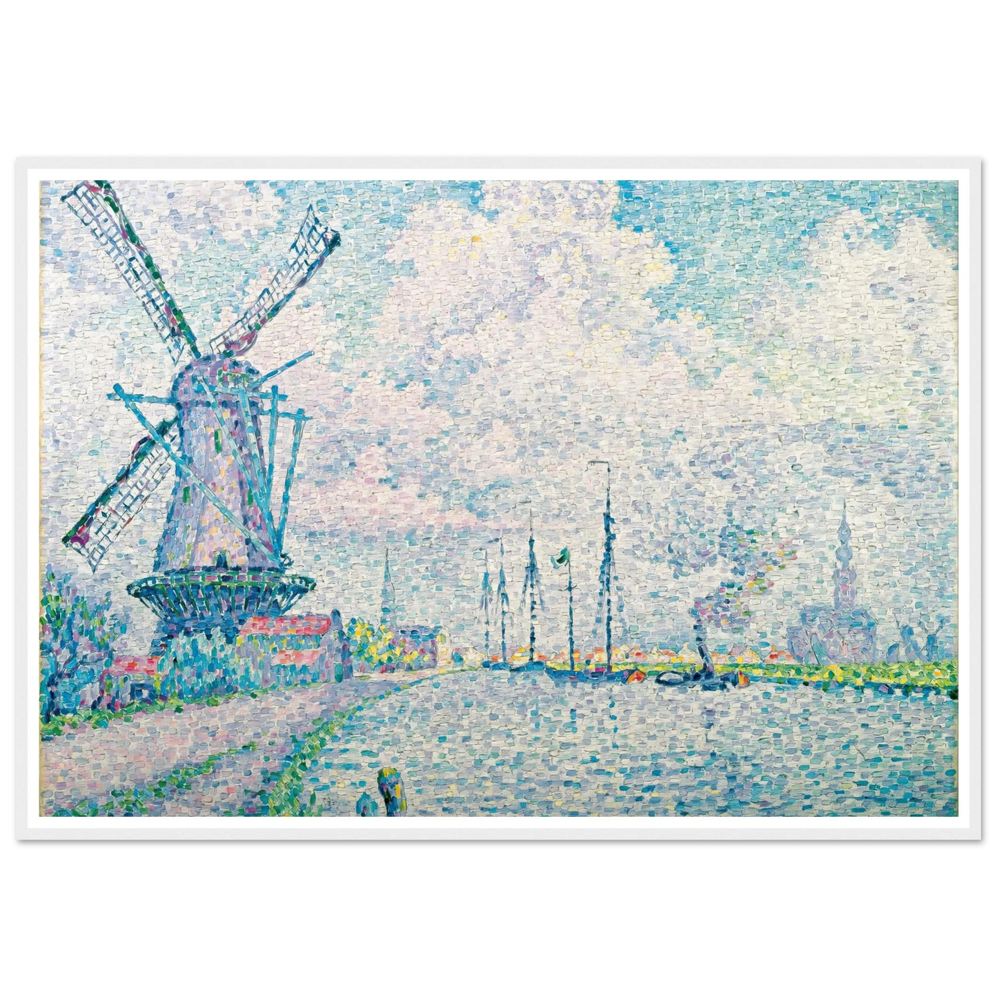 Canal of Overschie Art Print | Paul Signac-Quipham Collections